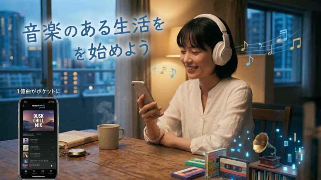 アマゾンプライムミュージックの5つの魅力と活用術