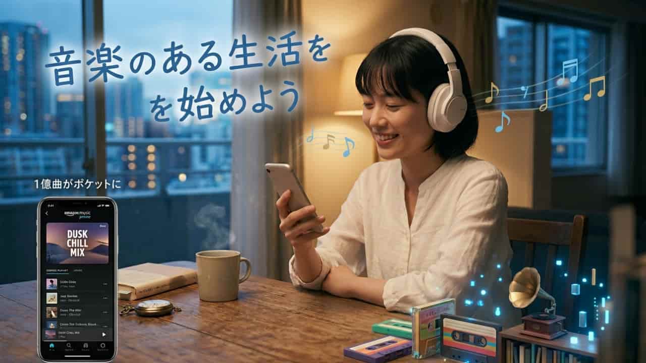 アマゾンプライムミュージックの5つの魅力と活用術