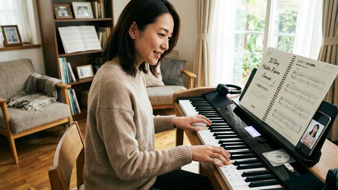 大人のピアノ初心者が最短で上達し、両手で曲を弾けるようになるための練習方法