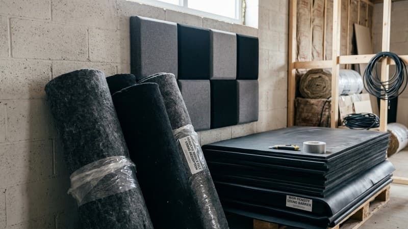 手順4|防音に必要な建材(遮音シート・吸音材)を個人でそろえる