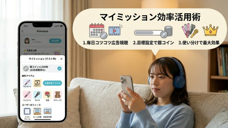 マイミッション（テスト中）の効率的な使い方