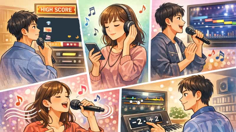 【実践編】カラオケで高得点を出すための5つのコツ