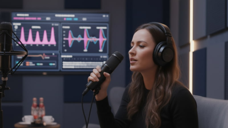 録音した歌声を客観的に分析する