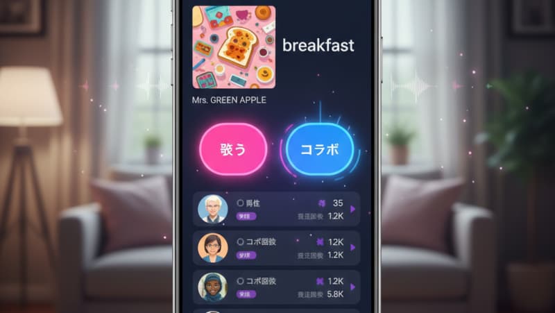 歌の上達する｜ポケカラのコラボに参加する手順