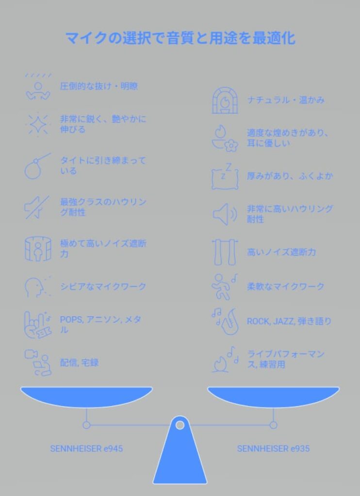 迷ったらゼンハイザーe945｜圧倒的な抜けと遮音性