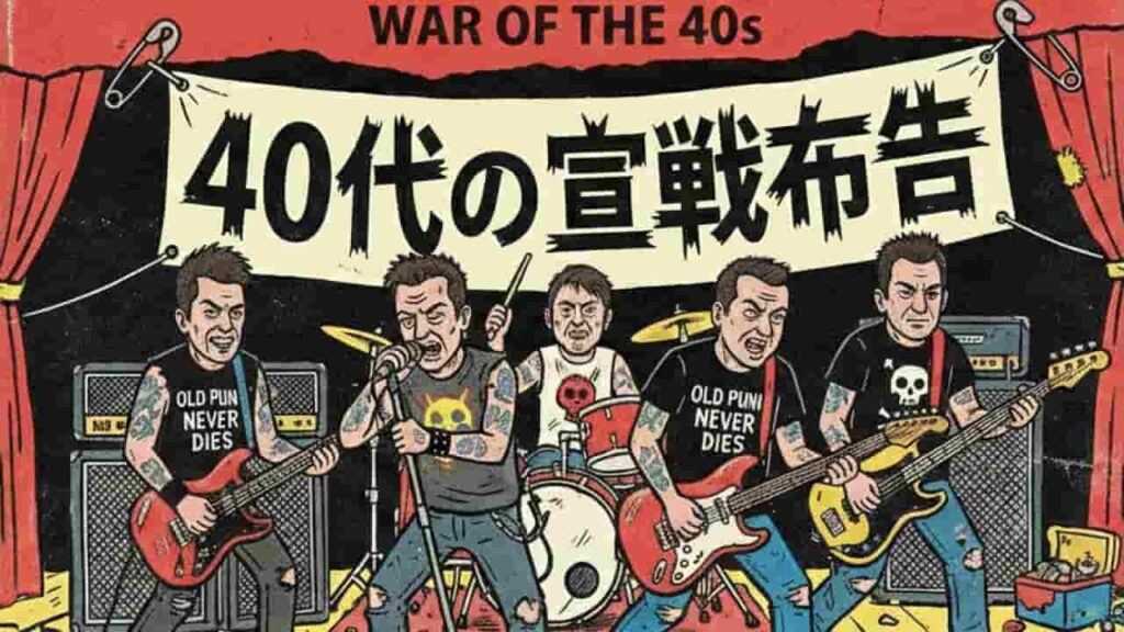 『40代の宣戦布告』|かずまぶらっくの枯れない衝動と反逆のポップパンク