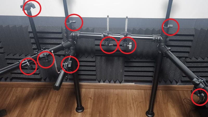 フレーム（骨組み）の組み立て