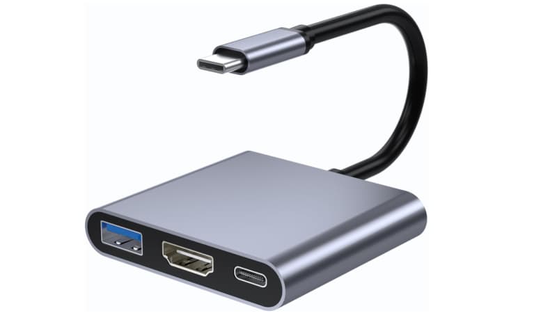 HDMI Type-C 変換アダプター 【HDMI+USB3.0+ PD 100W 急速充電】