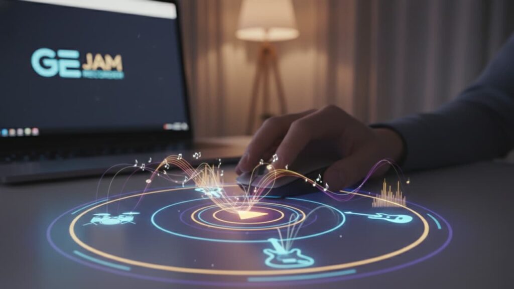 フリーソフト『GE直感作曲（ジャムレコーダー）』はマウスを動すだけで作曲できる！