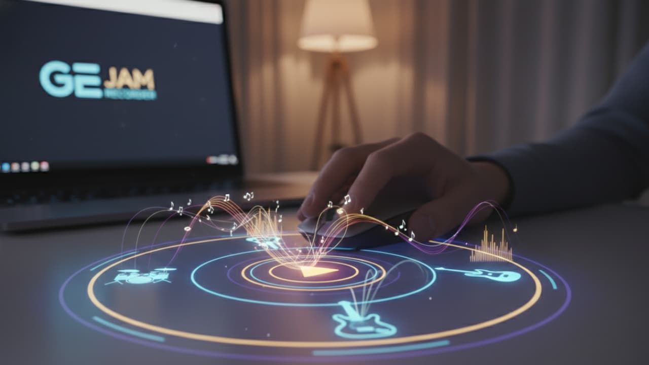 フリーソフト『GE直感作曲（ジャムレコーダー）』はマウスを動すだけで作曲できる！