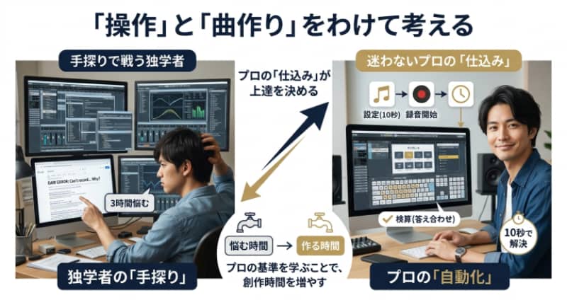 「操作」と「曲作り」をわけて考える