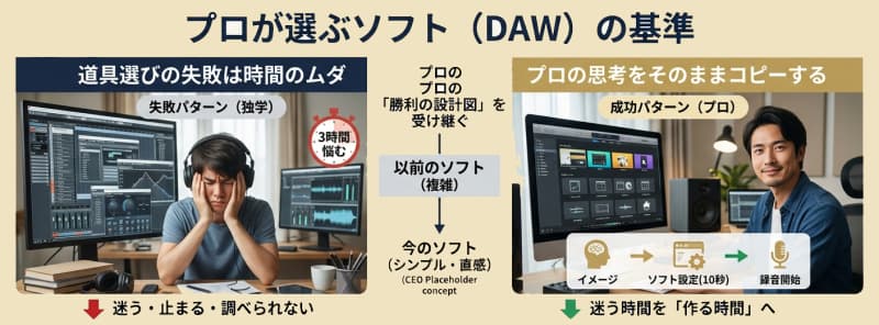プロが選ぶソフト(DAW)の基準