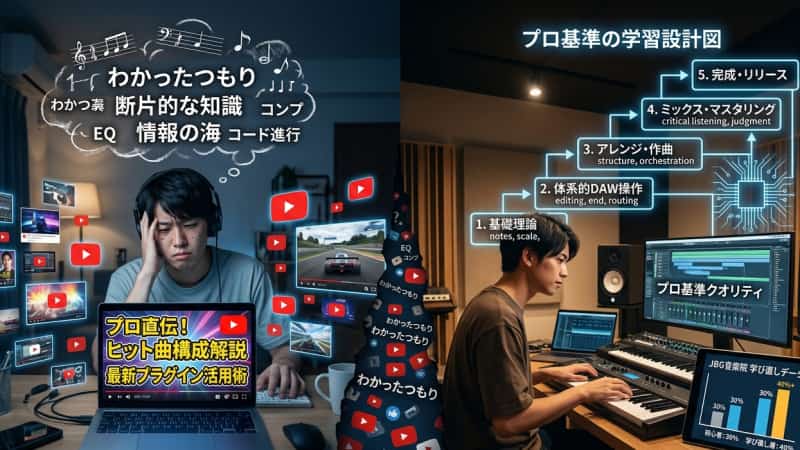 なぜYouTubeを観るだけではDTMが上達しないのか？
