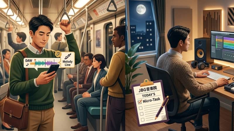 DTMを社会人が上達させるための「練習時間確保」の戦略