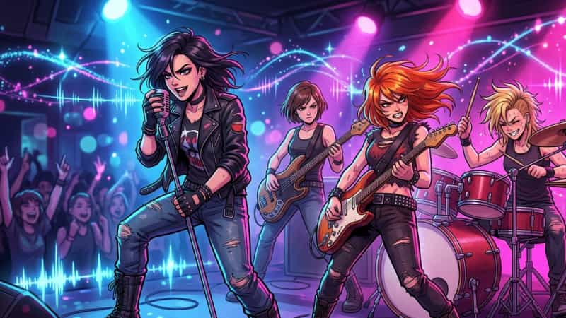 バンドサウンド（曲名順）｜SUNO AIミュージック（女性ボーカル）