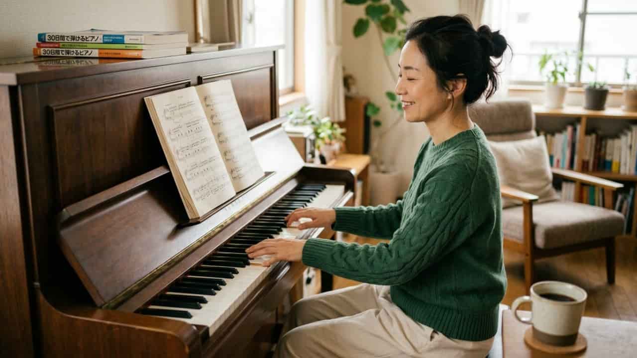 ピアノが人生を豊かにする？大人の習い事としての魅力と効果