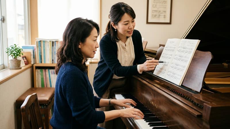 大人の習い事にピアノを選ぶと脳トレ効果も期待できる